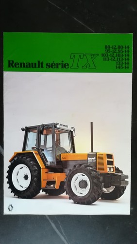 Brochure tracteur renault - brochure,