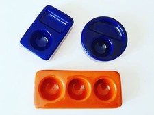 Céramique Brambilla Design Ange Mangiarotti 1969 Lot 3 Porte- Oeuf Céramique