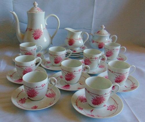Service cafe porcelaine de - service,