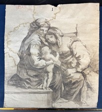 Dessin ancien XVIIe débutera