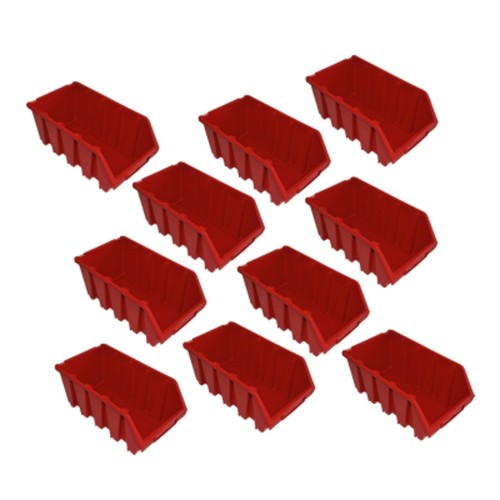 10x rouge bacs boîte - bacs, de