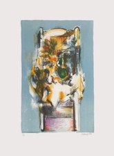 Lithographie originale JEAN MARZELLE signée