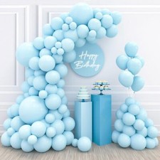 Ballons Bleu 110 Ballon Anniversaire Bleu Kit Arche Ballon Bleu Anniversaire ...
