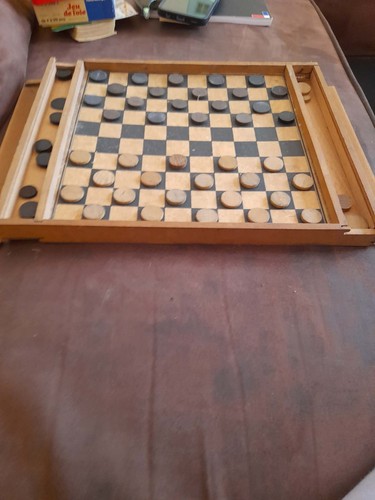 Ancien jeu bois recto - en, verso