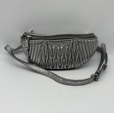 Miu Miu Sac Banane Argent