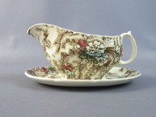 Saucière en Céramique Anglais en Faïence Pot Ridgway Staffordshire England