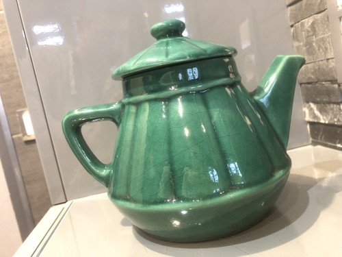 Cafetiére théière verte