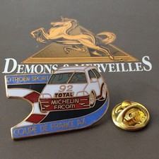 Pin's Folies ❤️ Demons Citroën A Michelin Facom Rallye Bandeau Bleu ciel
