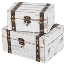  Lot de 2 boîtes à trésors