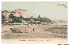 CAR-ACZP9-0482-06 - CANNES - Boulevard de la croisette - La plage