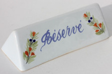 CHEVALET DE RESERVATION EN