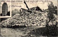 CPA Chiry Der Turm Guerre