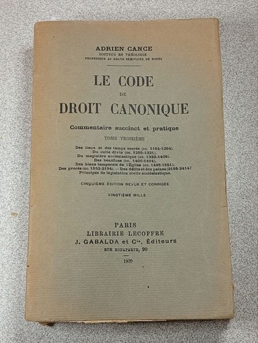 Code droit canonique - code,