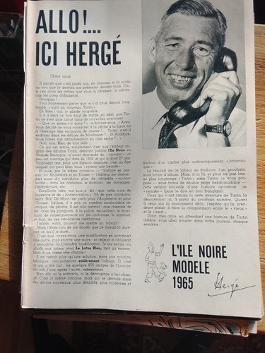 Tintin 862 hergé vous - 862, parle