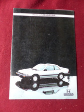 prospectus automobiles : HONDA