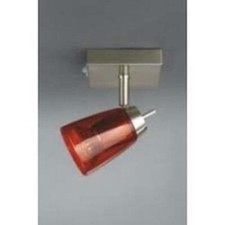 Massive Applique Philips Hermes 55400/32/10 Acier Verre Rouge Classe A Luxe