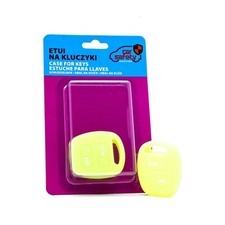 Housse de clé de voiture housse en silicone étui housse de clé vert fluo pour...