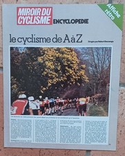 Encart Poster Encyclopédie MIROIR du CYCLISME N° 281 affiche Rétro - avril 1980