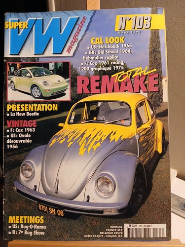 Magazine 103 notchback - vw, n°103