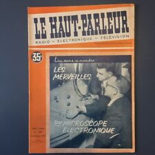 LE HAUT-PARLEUR revue Radio, Electronique, Télévision N° 879 - 5 Octobre 1950