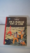 ancienne bd tintin on a marché sur la lune eo b11 1954