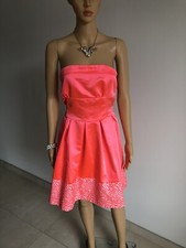 Robe bustier neuve rose néon