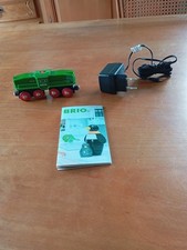Locomotive Rechargeable Verte 8WD n.33249 de Brio.Vintage 2006.Tres Rare.