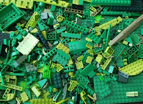 Lego vrac 250g divers verts - lego,