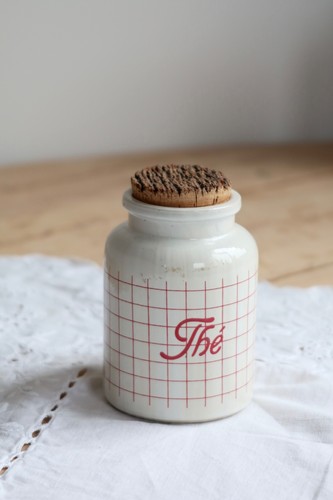 Pot thé vintage grès - grès, avec