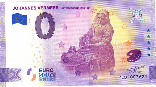 Billet souvenir 2021 - billet, pays-bas