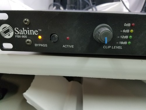 Sabine fbx 900 feedback - fbx-900,