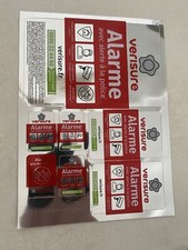 ? 7 Autocollants Complet  Authentique 2024 alarme VERISURE NEUF Alarme?