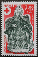 Timbre - FRANCE - Croix-Rouge