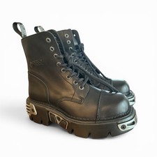 New Rock Black Leather