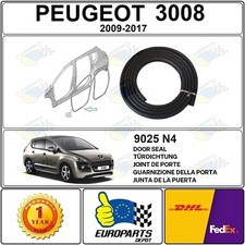 PEUGEOT 3008 (2009-17) JOINT DE PORTE CAOUTCHOUC AVANT 9025N4 ou ARRIÈRE 9025N5