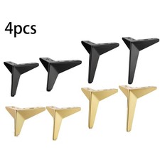 4 pièces pieds de meubles pieds de rechange pour commode, table basse, pouf,