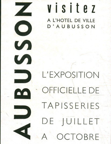 Publicité ancienne tapisserie