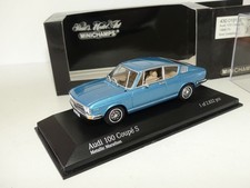 AUDI 100 COUPE S 1969-75 Bleu