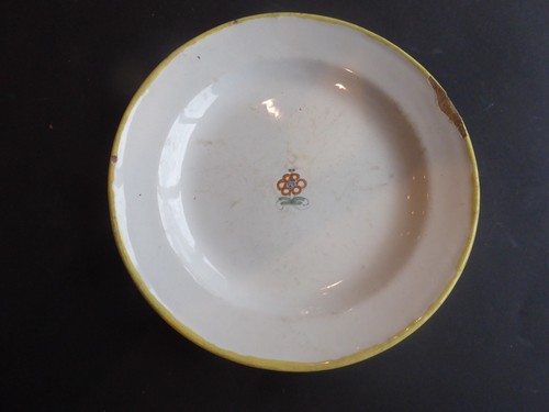 Assiette faïence 19ème sud - 19ème,