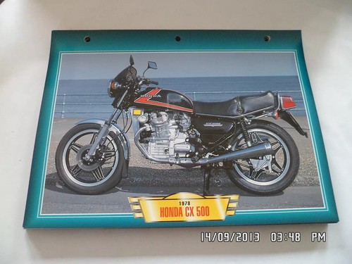 Carte fiche moto - fiche, 1978