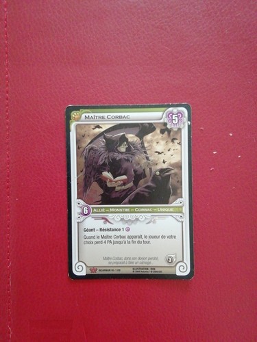 Carte collector wakfu corbac - collector,