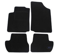 Tapis De Sol Velours Sur Mesure Pour Citroen C2 2003-2009 4-Pcs Sans Fixation