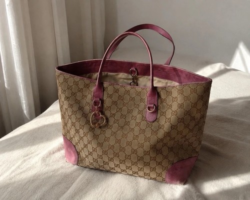 Gucci tote bag logo - with, pink