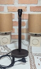 Joli pied De Lampe Gainé Cuir