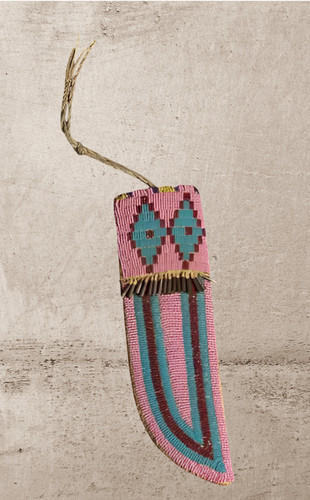 Housse couteau indigène - couteau,
