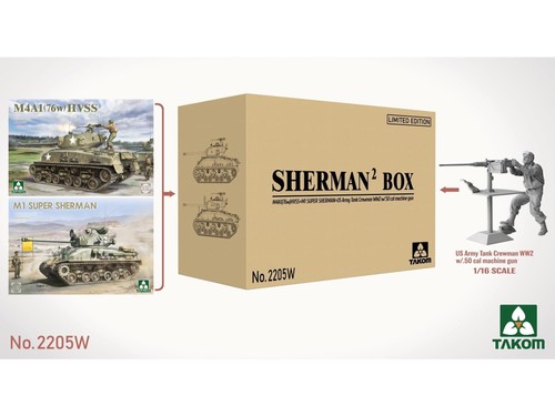 Takom sherman box - takom, sherman²