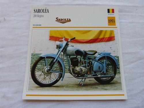Fiche photo moto sarolea 200 - fiche,