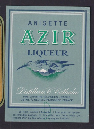 Ancienne étiquette alcool - ancienne,