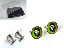BOUTONS DE MANCHETTE HOMME EL CHE GUEVARA CUBA ARGENTINE PLUS SIGNATURE BOUTONS DE MANCHETTE CADEAU