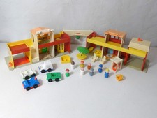 Fisher Price Little People Le Village Vintage 1973